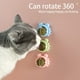 thumbnail image 4 of Bola de pared de hierba gatera, juguete de hierba gatera, juguete para morder de gato para limpieza de dientes, bolas comestibles giratorias, juguete para masticar con palo Molar para gatos, 4 of 5