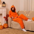 thumbnail image 5 of CQXIDFH Adult Onesie Pajamas Printed Long Sleeve Jumpsuit Casual Pullover Pajama Onesie for Home Comfort & Relaxation Soft Comfortable Pajamas for Sleeping, 5 of 7