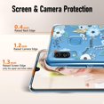 thumbnail image 5 of Case for Samsung Galaxy A20 A30, Clear Floral Pattern Designed Shockproof Protective Phone Case, Thin Cover for Samsung Galaxy A20 A30, 5 of 13