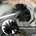 thumbnail image 3 of 15FT Chimney Sweep Cleaning Kit, 13pcs Duct Vent Cleaning Brush Kit, 3.9" Nylon Brush Heads and 11 Rods Detachable Chimney Sweep Set for Fireplace Dryer Vent Sewage Pipe Fume Hood, 3 of 14