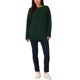 thumbnail image 2 of Suéter casual de manga larga con cuello redondo y bolsillos para mujer INSPIRE CHIC XL verde oscuro, 2 of 5