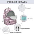 thumbnail image 4 of Goldendoodle Dog and Flower Floral Backpack for School,Cute School Bag,Schoolbag with Adjustable Shoulder Straps & Padded Back,13.4"x11"x4.7", 4 of 6