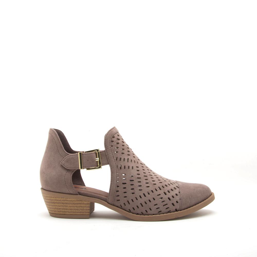 Qupid Sochi-181 Perforated Bootie (Women's) - image 2 of 12