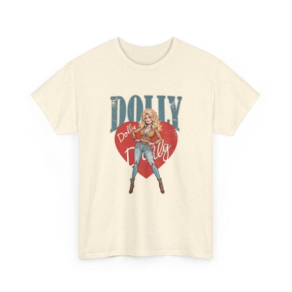 Vintage Dolly Graphic Tee, 80's Country Music Shirt, Graphic Tee Unisex Cotton Top