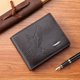thumbnail image 1 of Cartera delgada para hombres con monedero Cartera minimalista con cremallera Carteras plegables para hombres, 1 of 4