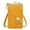 Yellow, variant on Women’s Mini Vertical Crossbody Phone Bag - Clip Closure Sling Body Wallet, Small Niche Purses for Carrying Mobile Phones, Durable Bag for Daily Use & Travel, Stylish Accessory, 7*4*2in, Wine
