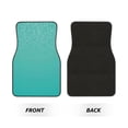 thumbnail image 2 of Fotbe Turquoise Glitter Juego de 4 Tapetes para Auto con Estampado – Alfombrillas de Goma Reforzada, Diseño Antideslizante, Protección para Todo el Año – Vehículos, Autos, Camionetas y SUVs, 2 of 7