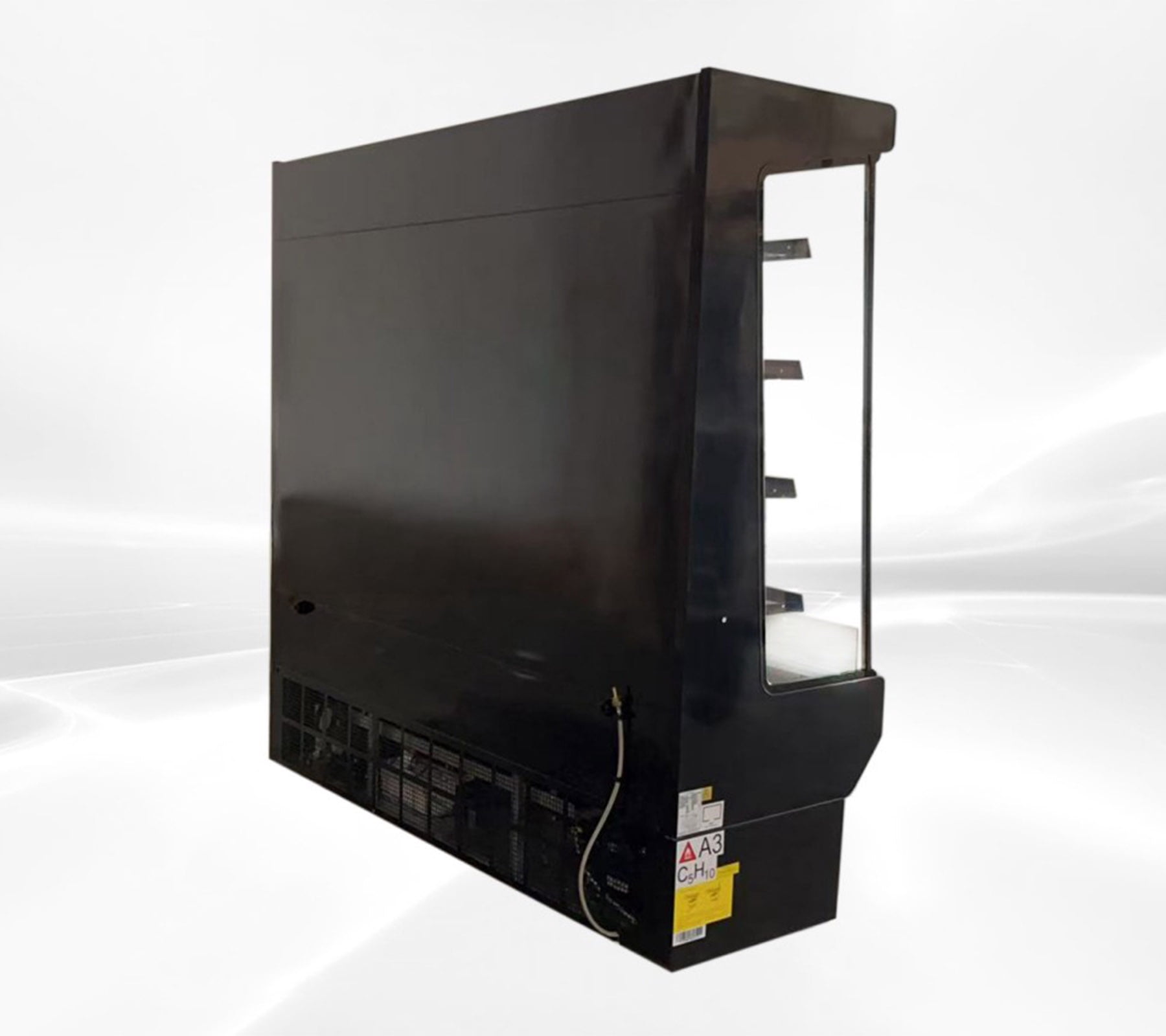 76" 24 cu. ft Open Air Display Case Refrigerator, Commercial Grab & Go Refrigerated Merchandiser 220V