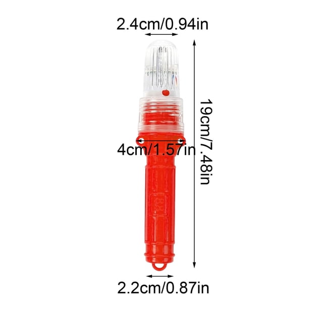 Vwrxbz LED Marine Navigation Light Automatic Solar Net Marker Boating Safety Signal Lamp