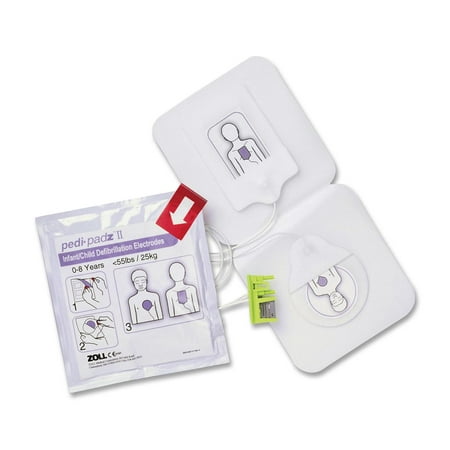 Pediatric Ecg Electrodes - ZOLL, ZOL8900081001, Medical AED Plus Defibrillator Pediatric Electrodes, 1 / Each