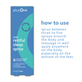 thumbnail image 3 of plusOne Blissful Sleep Spray – Magnesium, Lavender & Ashwagandha for Relaxation, Calm & Rest – Hormone-Free, Fragrance-Free, Menopause-Friendly Aromatherapy Mist, 3 of 9