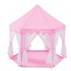 thumbnail image 1 of Tienda de campaña hexagonal de tul para interiores para niños, casa de juegos de decoración para bebés, tienda de campaña con castillo de princesa, casa de juguetes, 1 of 4