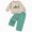 H01-Beige, variant on TOWED22 Toddler Baby Boy Clothes 6 12 18 24 Months 2T 3T 4T Outfit Letter Print Sweatshirt Pants Set Fall Winter Size:6-12 M,Color:Beige