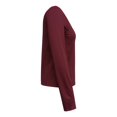 thumbnail image 4 of Playera Danskin Now para Mujer, Manga Larga Deportiva Lisa Vino Talla M, 4 of 4