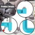 thumbnail image 6 of S SERENABLE Hand Press Pearl Setting Machine Beads Punching Machine Pearl Setting Tool DIY Project for Clothes Bags Skirts Hair Band Hats Blue, 6 of 8