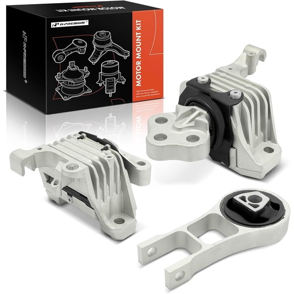 A-Premium 3PCS Engine Motor Mount Transmission Mount and Torque Strut Mount Set Compatible with Chrysler 200 2015 2016 2017 2.4L, Automatic Transmission, Replace# 68224909AD, 68240438AA
