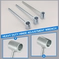 thumbnail image 5 of Door Hinge Repair Tool, Door Hinge Adjustment Tool, Heavy Duty Hinge Adjustment Wrench(3pcs), 5 of 5