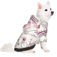 thumbnail image 2 of Balery Romantic Travel In Paris Sudadera con Capucha para Perros Pequeños – Ropa para Mascotas, Disfraz para Perros y Gatos, Ideal para Fiestas y Cosplay-XX-Large, 2 of 7