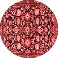 thumbnail image 1 of Ahgly Company Indoor Round Persian Red Traditional Area Rugs, 8' Round, 1 of 4