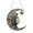 CC, variant on Ramadan Decor, Stained Moon Window Hanging Ornaments Acrylic Colorful Window Hanging Decorations Home Wall Decor for Indoor Outdoor, Ramadan Decorations for Home(7.87")