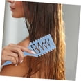 thumbnail image 5 of Set de peine de dientes anchos y cepillo desenredante para cabello rizado, húmedo y seco con masaje del cuero cabelludo., 5 of 5