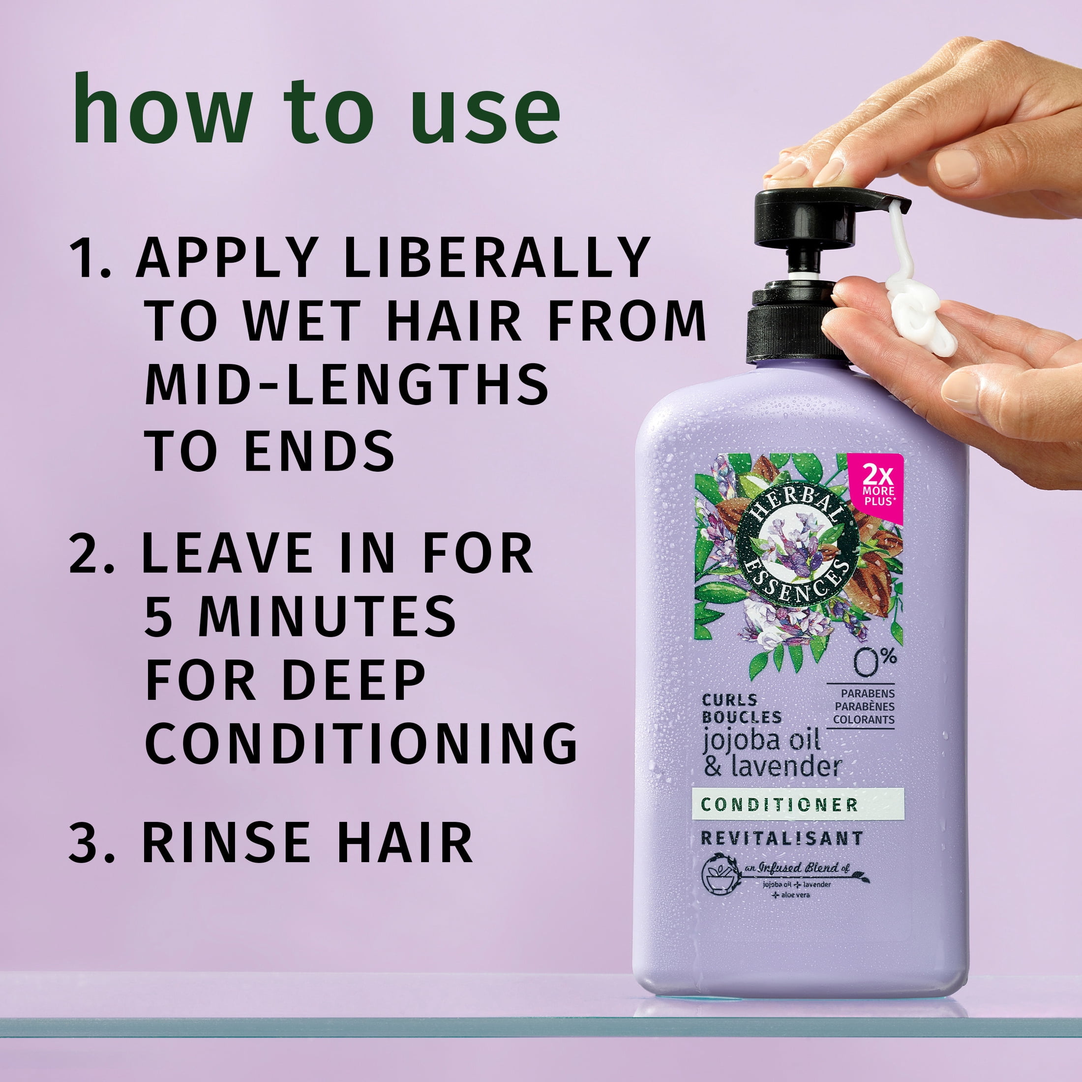 Herbal Essences Conditioner Jojoba Oil and Lavender Curls, 33.8 fl oz