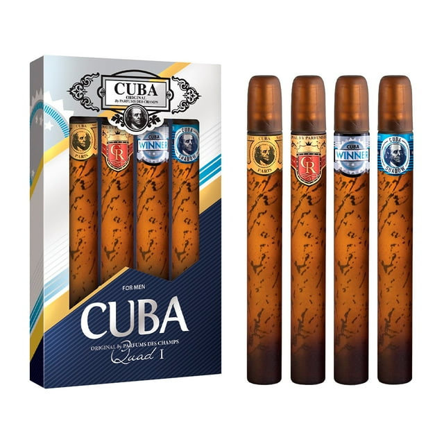 Estuche Cuba Quad I 4 pzs Hombre