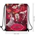 thumbnail image 4 of Hazbin Hotel Drawstring Backpack Sports Gym Sackpack Water Resistant String Bag for Women Men, 4 of 7