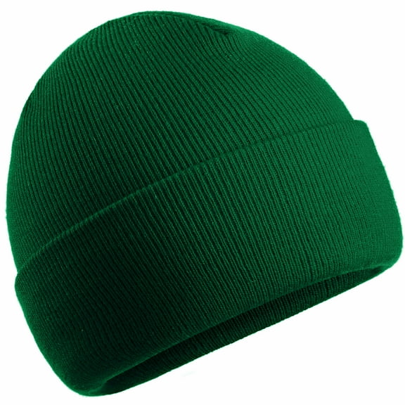 Premium Imports Beanie Hat | Fashion Skully Cap for Men & Women with Soft Cotton Poly Fabric (KELLY GREEN)