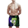 thumbnail image 6 of Invader Zim Mens Board Shorts Quick Dry Swim Trunk Lightweight Soft Swimsuit Bathing Suit for Boys 3XL, 6 of 8