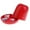 Red, variant on Milaget Bar/Pub/KTV /Party/ Dice Guessing Game Toy 4 inch Dice Cup with 6 Dice -#4 Red