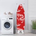 thumbnail image 3 of HELLHERO Dragon Pattern Ironing Board Cover 3 Fasteners Polyester Fiber Fabric Elastic Edge 15x54 Inch, 3 of 5