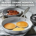 thumbnail image 2 of GreenPan Venice Pro Tri-Ply Stainless Steel Healthy Ceramic Nonstick 10" and 12" Frying Pan Skillet Set, 2 of 6