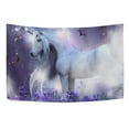 thumbnail image 4 of MYPOP Unicorn Fairies Magic Sparkles Tapestry Wall Hanging Decoration Home Decor Living Room Dorm 60 x 40 inches, 4 of 4