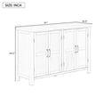 thumbnail image 2 of MDQMD 51'' Rustic Sideboard with Adjustable Shelves for Living Room,Natural Wood Buffet Cabinet with Metal Handle for Kitchen, 2 of 7
