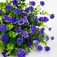 thumbnail image 6 of GRNSHTS Artificial Flowers Outdoor, 8 Bundles Faux Flowers Plants Outdoor UV Resistant Greenery Shrubs Plants Indoor Outside Hanging Planter Home Garden Decor  (Puple), 6 of 12