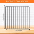 thumbnail image 2 of GWY Wire Rack for Ninja DCT401/DCT451/DCT601 Oven, 13"×12.4" Stainless Steel Toaster Oven Replacement Parts Accessories Dehydrator Grill Rack, Silver, 1 Pack, 2 of 7