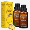 Moebuiti Ginger Oil, Ginger Massage Oil, Lymphatic Drainage Ginger Essential Oil, Spa Massage Oils, Plant Essential Oil, Ginger Essential Oil with English User Manual(Ginger?
