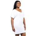 thumbnail image 4 of Plus Size V Neck Short Sleeve T Shirt Dress, 4 of 10