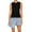 Black, variant on Women Summer Tops Women's Fashion Sweater Knit Sleeveless Pullover Crochet Ruffled Hem Tank Top Crop Tops for Women Top Long Warm Camisole with Support Bra Little Girl Cropped Active Furry Black XL