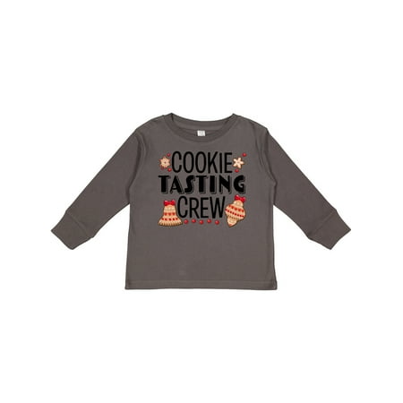 

Inktastic Christmas Cookie Tasting Crew with Holiday Cookies Gift Toddler Boy or Toddler Girl Long Sleeve T-Shirt