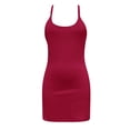 thumbnail image 4 of Women's Plus Size Romper with Shorts - Golf Athletic U Neck Sleeveless Summer Activewear Workout Tennis Dress Built in Bra, S-5XL, 4 of 5