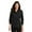 Black-PK1, variant on L612 Ladies 3/4-Sleeve Easy Care Shirt, Black, XS, Womens Button Down Shirts