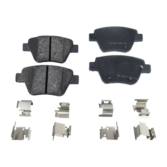 Brake Pad Set Compatible with 2012-2015 Volkswagen Passat 2010-2013 Audi A3 4Cyl 5Cyl 6Cyl 1.8L 2.5L 2.0L 3.6L Rear