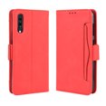 thumbnail image 1 of Case for Samsung Galaxy A70 Cover Adjustable Detachable Card Holder Magnetic closure Leather Wallet Case - Red, 1 of 5