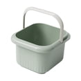 thumbnail image 1 of Baño de pies portátil con asa, bañera de hidromasaje para pies, masaje de pies, spa para pies Verde, 1 of 9