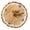 Style E, variant on Quiet Farmhouses Wood Grains Wall Clock Battery Operated with Annual Rings Print for Bedroom Kitchen Office Decors