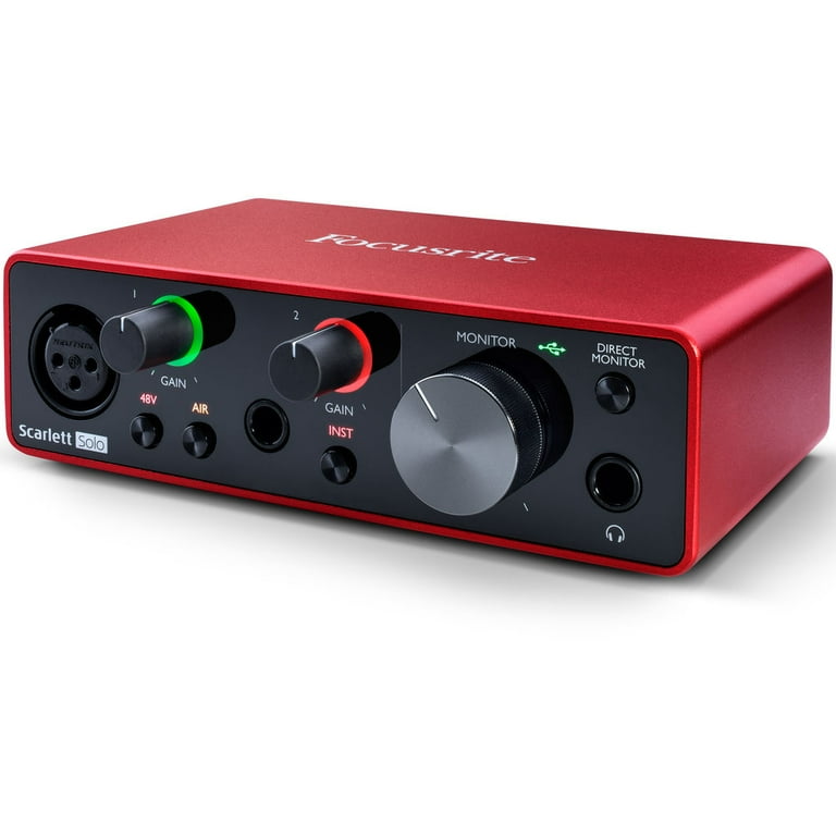 advice Aggregate forum Focusrite Scarlett Solo USB Audio Interface (3rd Generation) Bundle with Closed-Back Studio Monitor Headphones, 2x Black 10 ft. MIDI Cable and 2x XLR Cable - Walmart.com advice Aggregate forum Focusrite Scarlett Solo USB Audio Interface (3rd Generation) Bundle with Closed-Back Studio Monitor Headphones, 2x Black 10 ft. MIDI Cable and 2x XLR Cable - Walmart.com