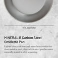 thumbnail image 2 of De Buyer Mineral B 11-Inch Carbon Steel Omelette Pan, 2 of 6