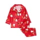 thumbnail image 2 of Cowsor 2 Piece Pajamas Set Kids Sleepwear Cartoon Printed Nightwear Cotton Long Sleeve Shirt Pants Sets, 2 of 3